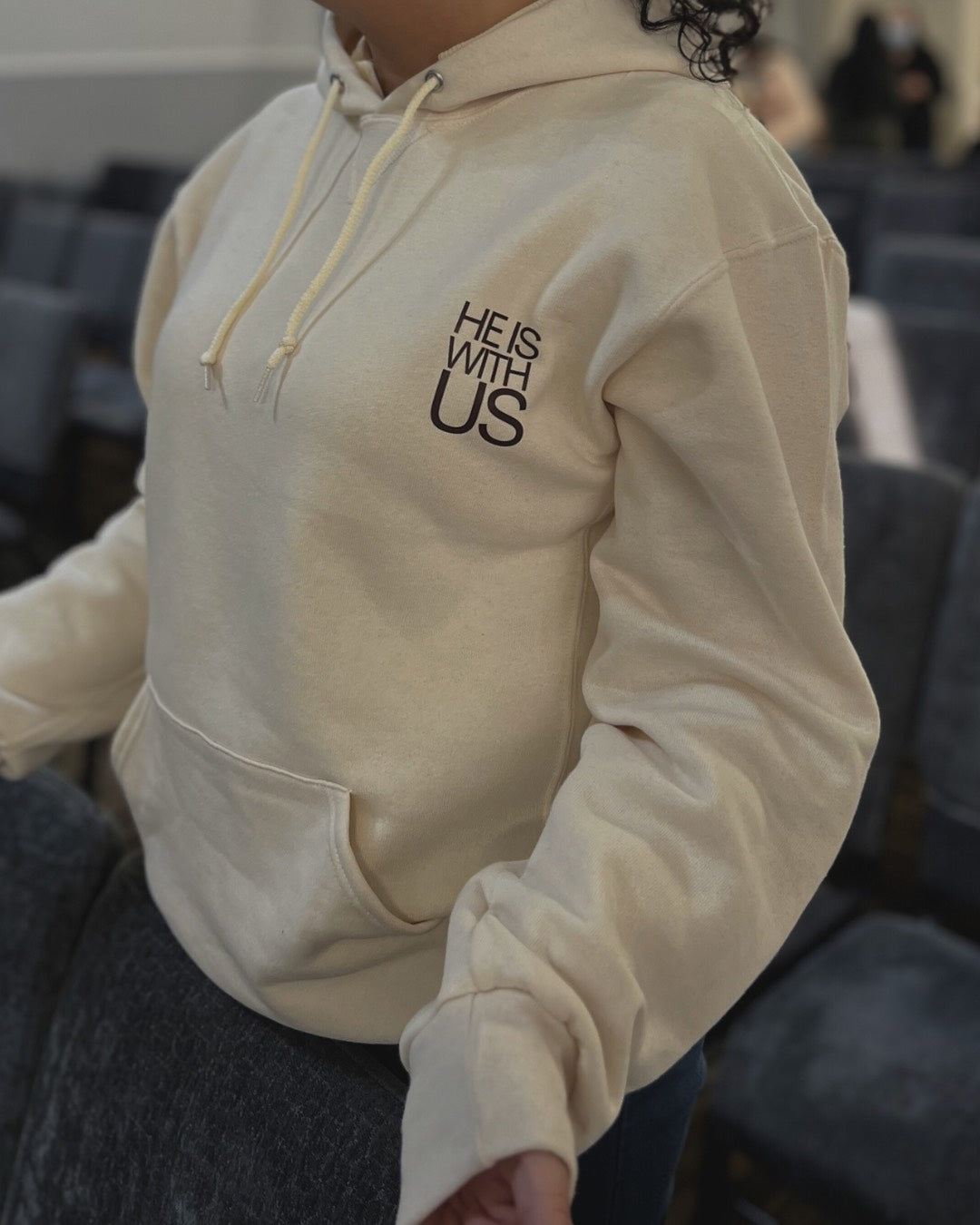 He Is With Us – Christian Couples Hoodie Set | Proverbs 31:11 & Ephesians 5:25
