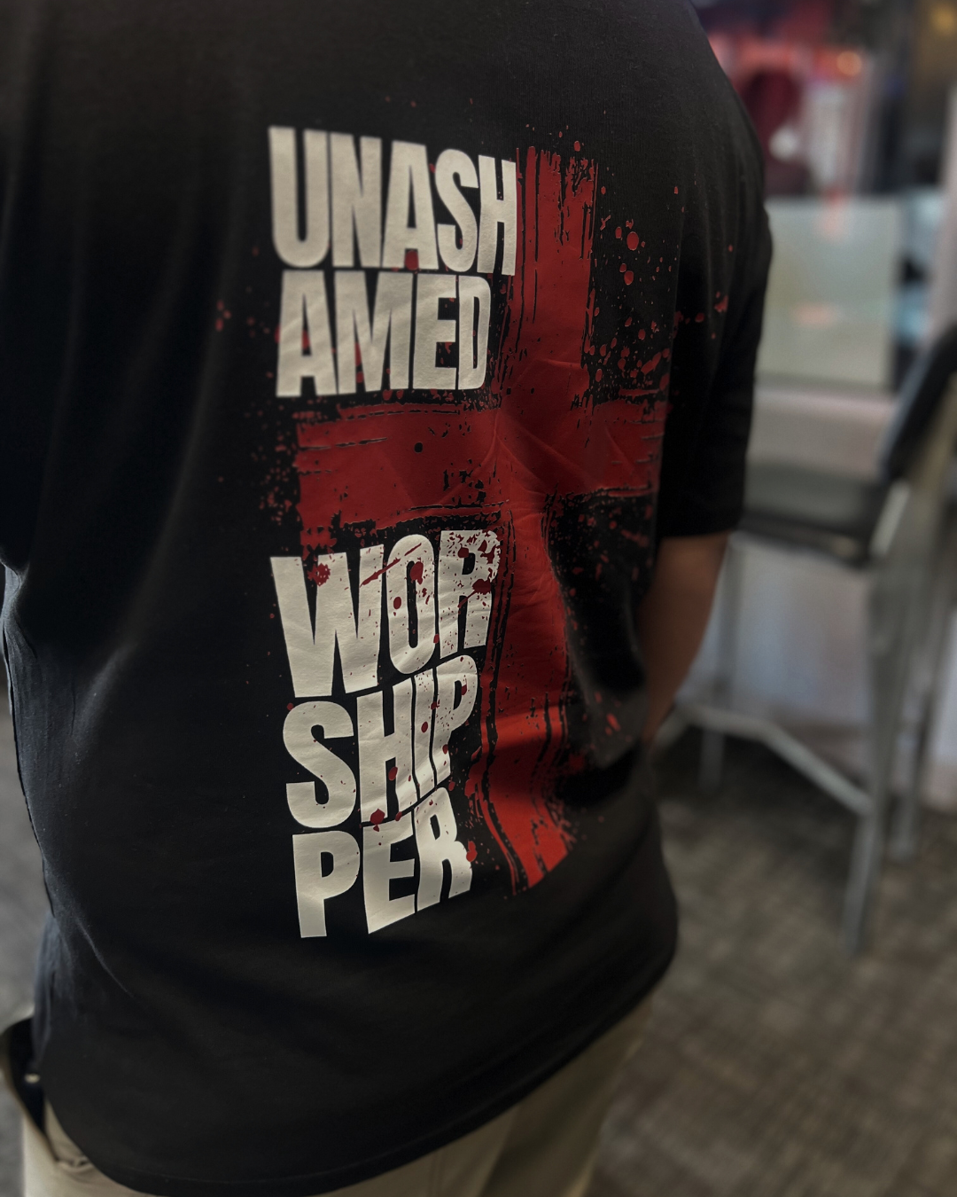 Unashamed Worshipper Oversized Tee | Music Made For Him Collection