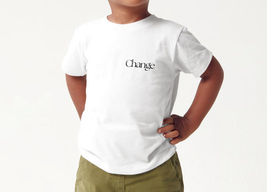 Kids Tshirt "Change is required"