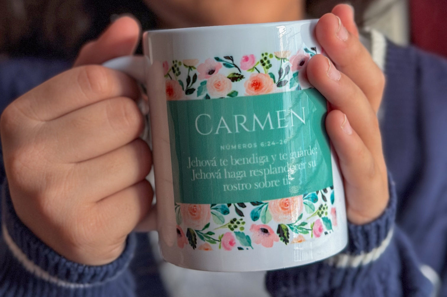 Personalized Faith Mug – Custom Bible Verse & Name