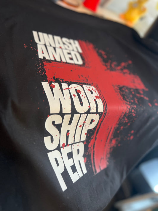 Unashamed Worshipper Oversized Tee | Music Made For Him Collection